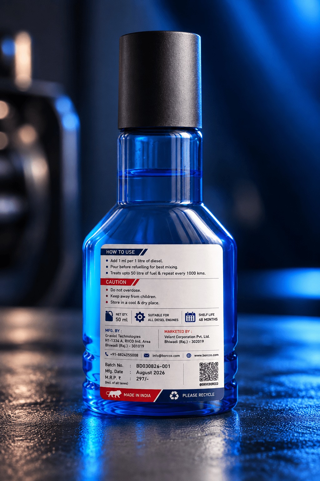 BORCCO Diesel Fuel Treatment 50ml | Diesel Additive - BORCCO