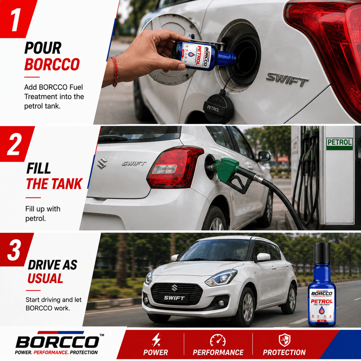 BORCCO Petrol Fuel Treatment - BORCCO